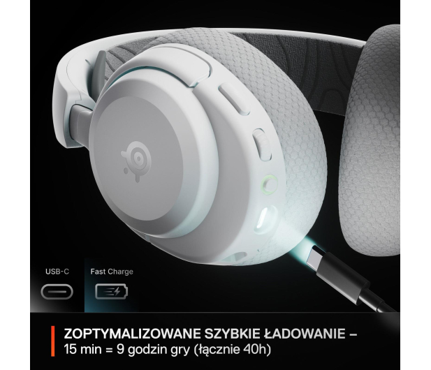 SteelSeries Arctis Nova 3 WL White - 1512560 - zdjęcie 5